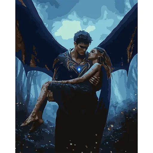 Картина за номерами Santi Шипи та троянди Порятунок 40х50 см (955060)