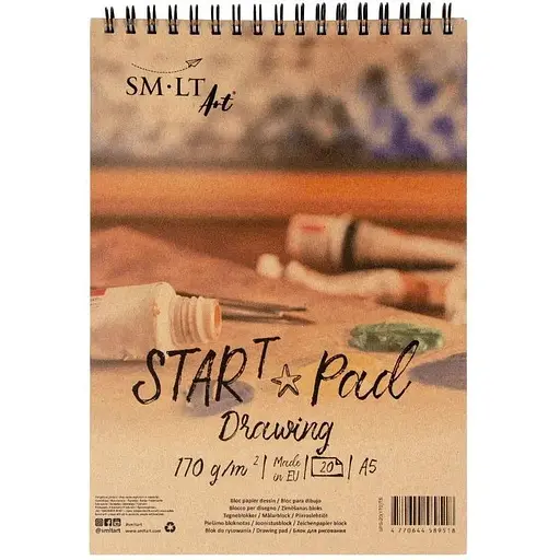 Альбом для рисунка на спирали SM-LT Art STAR T 170г/м2 20л - фото 1