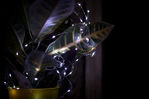 Гирлянда роса usb 10 м 100 led ip65 холодный белый - фото 4