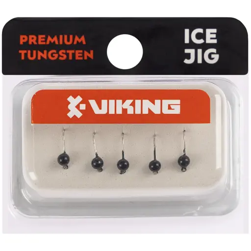 Мормышка вольфрамовая Viking Fishing Round 0.19g 2.5mm Black (5шт) - фото 2