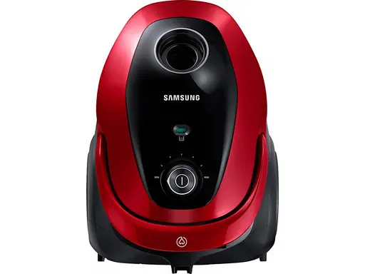 Пылесос Samsung VC07M25E0WR/UK Red 750 Вт, мешковый, сухая уборка, объем 2.5 л, телескопическая трубка, насадки: универсальная щетка, экодвигатель - фото 2