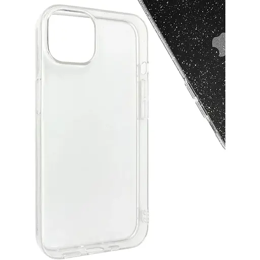 Чохол-накладка Molan Cano Silicone Jelly Glitter Clear Case для Apple iPhone 14 (clear) - фото 2