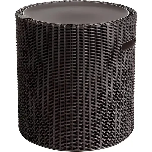 Стіл-скриня садова пластикова Keter Cool Stool коричневий - фото 1