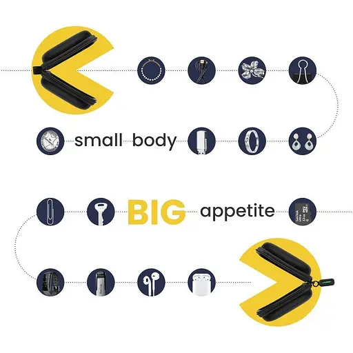 Чехол кейс для наушников Ugreen LP128 Headset Storage Bag (40816) Органайзер - фото 4