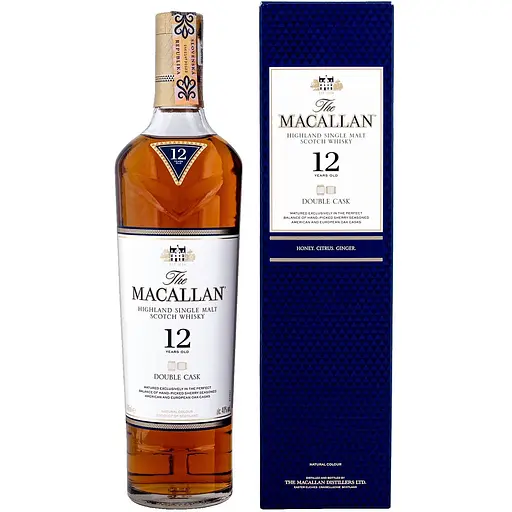Віскі The Macallan Double Cask 12 yo Single Malt Scotch Whisky 43% 0.7 л