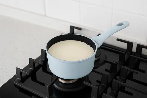 Сотейник с крышкой литой мрамор "Megastone" индукционное дно 2.7 л - фото 3