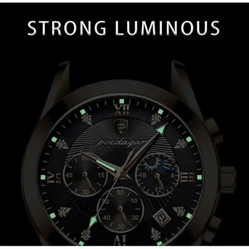 Часы мужские наручные Poedagar Magnat Gold - фото 6