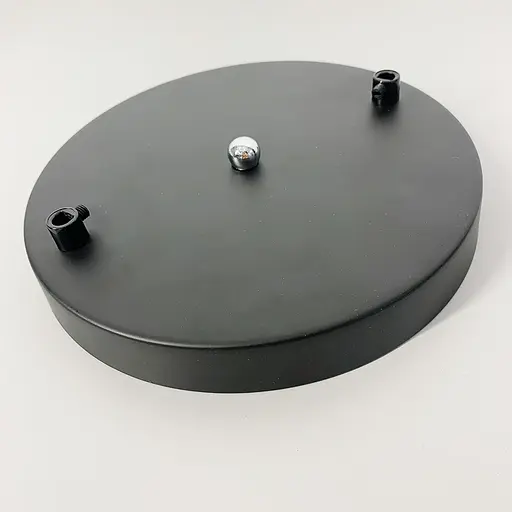 Двойная круглая потолочная основа в черном цвете | Line F | Арт. BASE 2 BK - фото 1