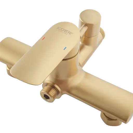 Душевая система Koer KB-52028-12, 2 функции KR5311, Золотой - фото 3