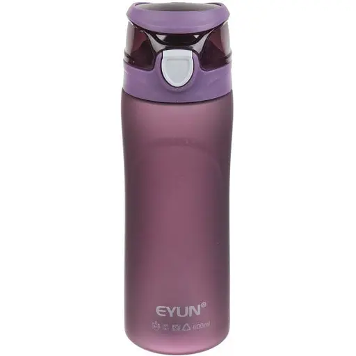 Пляшка для води спортивна Laprida EYUN пластикова 600 мл фіолетова (67-2793)