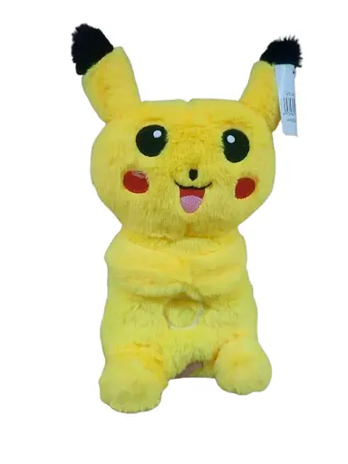 Мягкая игрушка ночник Пикачу, 30 см, дышащий, интерактивный