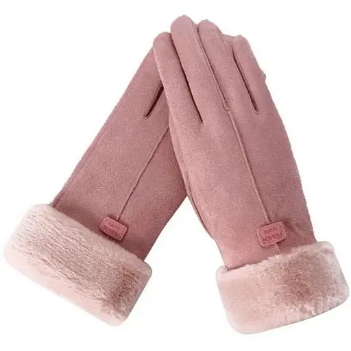 Перчатки женские теплые Friend Only Fashion Gloves розовые