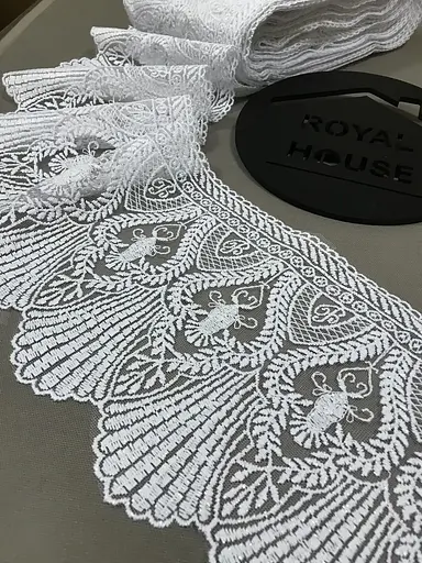 Мереживо Рішельє біле - фото 1