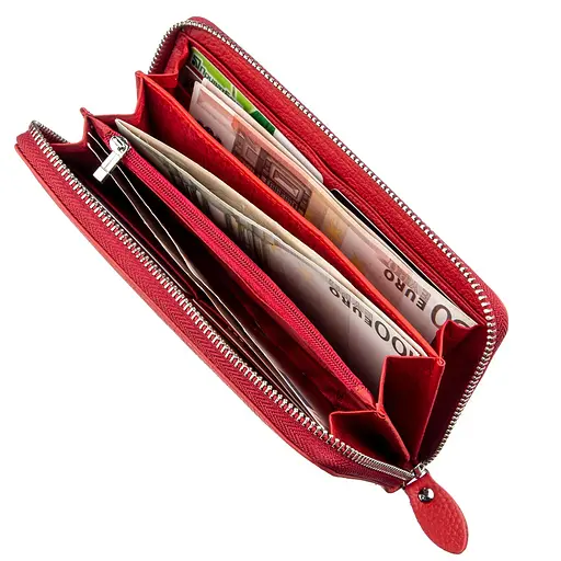 Жіночий шкіряний гаманець-клатч ST Leather 9х18.5 см acs0015898 - фото 4