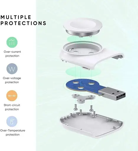 Бездротовий зарядний пристрій для годинника Apple Watch Ugreen CD144 Magnetic Charging Module - фото 5