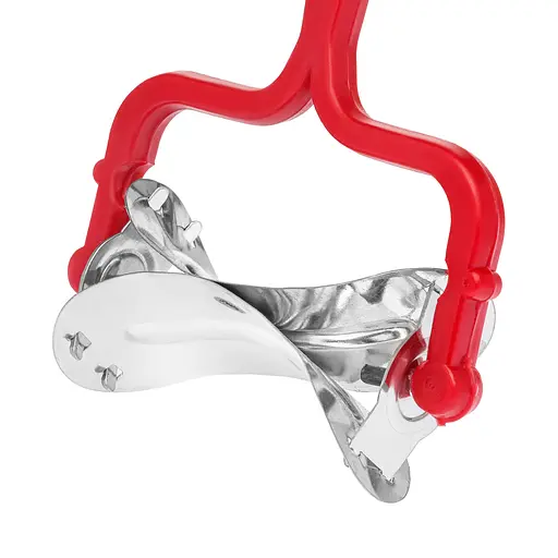 Ролик кулинарный нож для нарезки теста кругами для вареников, пельменей, печенья 15 см Красный 84354 - фото 9