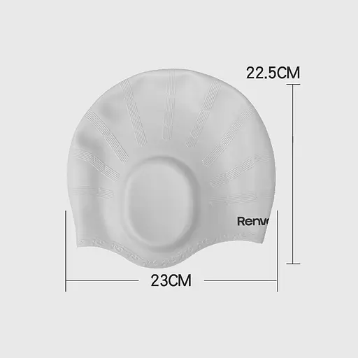 Доросла шапочка для плавання Renvo Asano Чорний Уні OSFM (2SC110-01) - фото 3