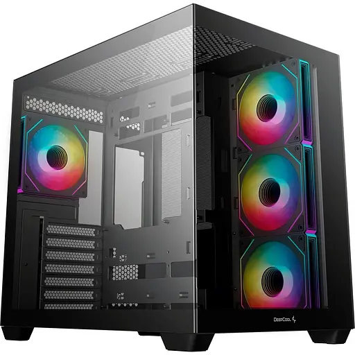 Корпус Deepcool CG530 4F Tempered Glass Black (R-CG530-BKADA4-G-1) Без БП - фото 1