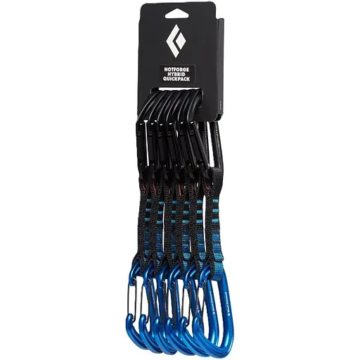 Набір відтяжек Black Diamond HotForge Hybrid Quickpack 12 cm 6 штук Blue (1033-BD 381123.4005)