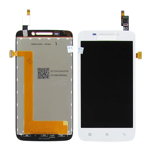 Дисплей для Lenovo S650 з білим тачскрином - фото 1