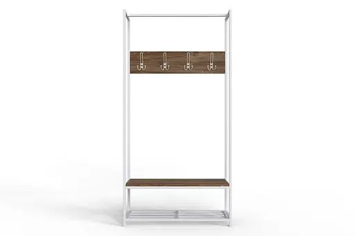 Вешалка напольная модульная Трелис 13 180x90x38 белый ДСП Дуб Таверна 16мм FRD-104333 - фото 3