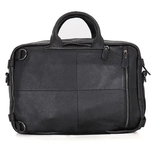 Кожаный мужской рюкзак John McDee 39.5х30.5х15 см sum0026158 - фото 3