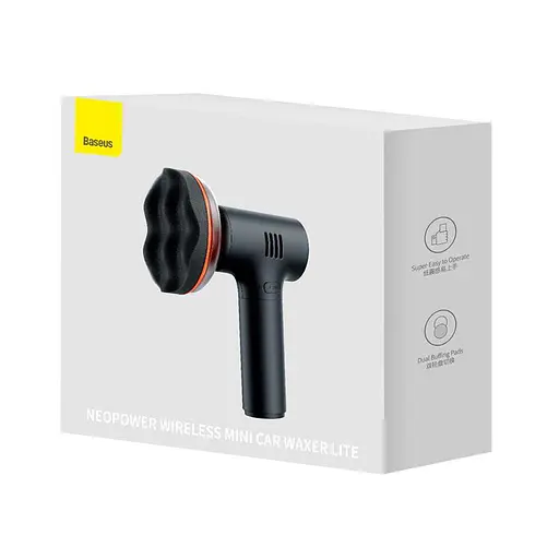 Устройство для полировки автомобиля Baseus NeoPower Wireless Mini Car Waxer Lite, Black - фото 2