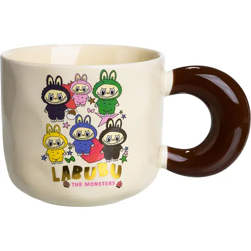 Кружка фарфоровая LABUBU Sweet Memories 400 мл бежевый FM-21B
