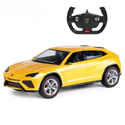 Машинка Lamborghini URUS жовтий RASTAR модель 1:14 Автомобіль на дистанційному керуванні + пульт