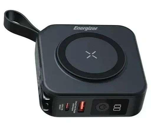 Павербанк Energizer Magnetic Black 10 000 mAh / 20 Вт (QM10001AC) - фото 6