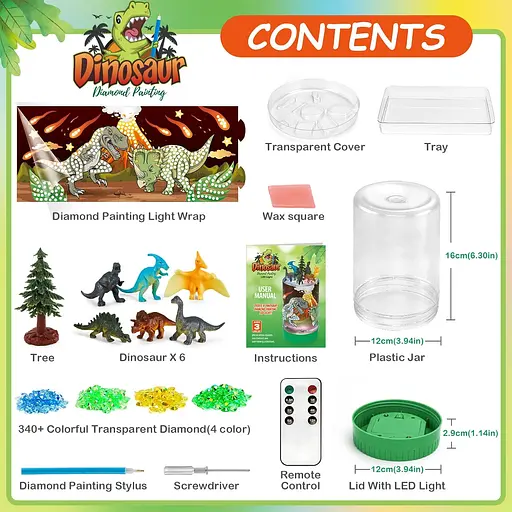 Ночник с алмазной мозаикой, интерактивный (в ассортименте) - фото 3