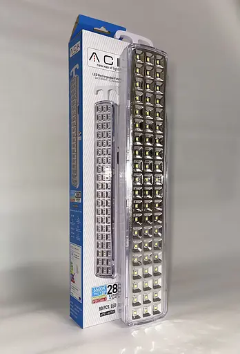 Світлодіодна акумуляторна аварійна лампа 90 Led - фото 10