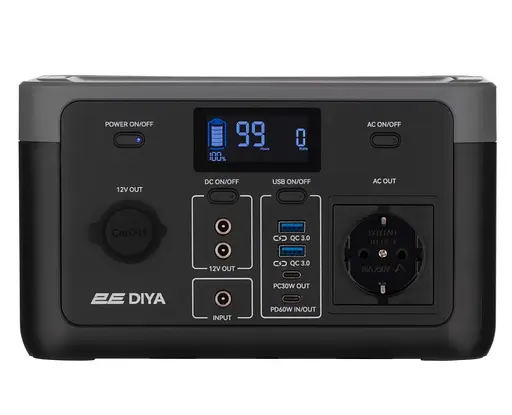 Портативна зарядна станція 2Е DIYA-300W LiFePO4 25000 мА год 320Вт год - фото 2