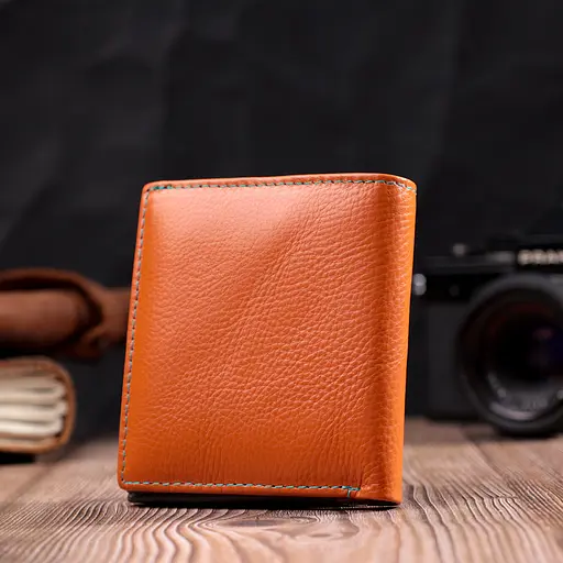 Кожаный женский кошелек ST Leather 10х9.5х1.5 см acs0028418 - фото 7