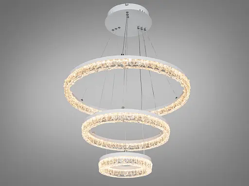 Світлодіодна люстра Romin з додатковим підсвічуванням 105 Вт - фото 2