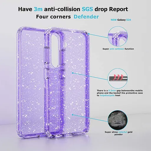 Чехол Epik TPU Nova для Samsung Galaxy A14 4G/5G Purple - фото 6