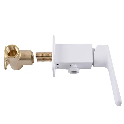 Набор гигиенического душа скрытого монтажа Topaz Lexi TL 21106-H57-W латунь белый глянец, белый - фото 6