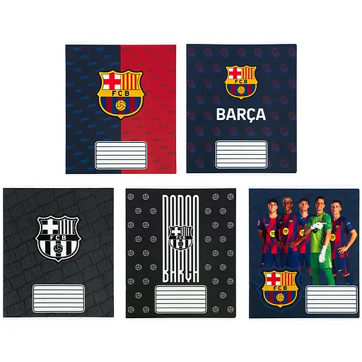 Набор тетрадей Kite FC Barcelona 20 шт. 18 листов в линию (BC26-237) - фото 1