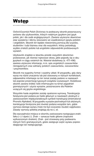 Oxford Essential Polish Dictionary. Polish-English/English-Polish/Polsko-Angielski/Angielsko-Polski - фото 5