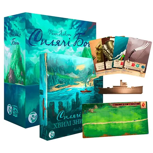 Настольная игра Games 7 Days Спящие Боги с дополнением Волны уничтожения + Игровой коврик + Металлический корабль + уникальное промо! (SB001U+2) - фото 1