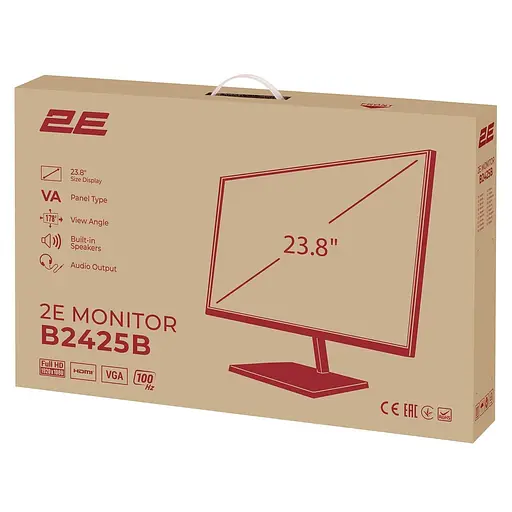 Монитор 23.8" 2E B2425B FHD VA 100Hz (2E-B2425B-01.EU) - фото 13