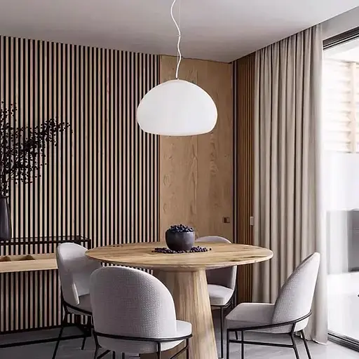 Світильник підвісний із білим плафоном Ø 40 см | Арт. MD7803-420 | Line F - фото 1