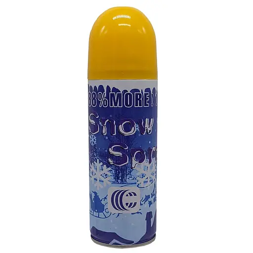 Искусственный снег в баллончике COLOR-IT 13-37(Yellow) 250 мл, желтый - фото 1