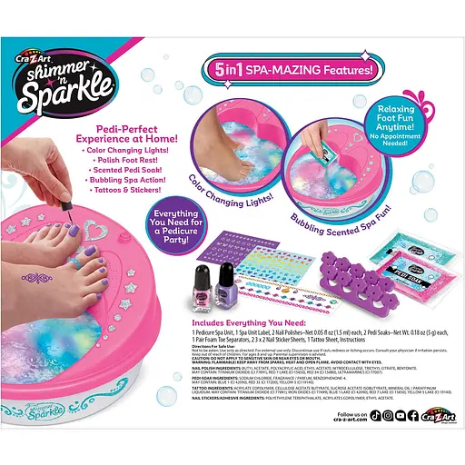 Набор детской косметики Cra-Z-Art Light Up Super Spa Salon 5 in 1 (65628CRA) - фото 3