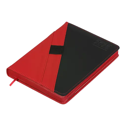 Щоденник датований Buromax Triumph 2026 A5 штучна шкіра/поролон червоний (BM.21104-05) - фото 3