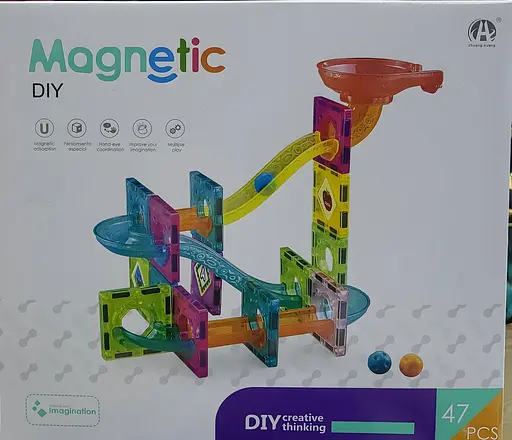 Конструктор магнитный DIY Magnetic Building Blocks на 47 деталей (СН1034) - фото 3