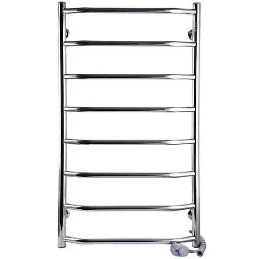 Електрична рушникосушка Unio LT ER 900-500-8 Драбинка Трапеція, Хром, Праве, Механічний - фото 1