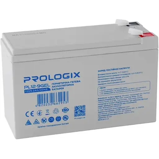 Акумулятор Prologix 12V 9AH (PL12-9GEL) GEL - фото 4