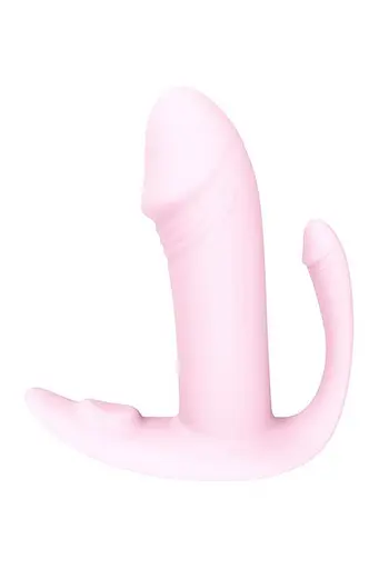 Вібратор Dreamtoys Vibes Of Love Remote Tri-Pleasurer 8.5 см рожевий - фото 2