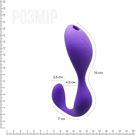 Вібратор під одяг Adrien Lastic Mr.Hook з пультом LRS - фото 2